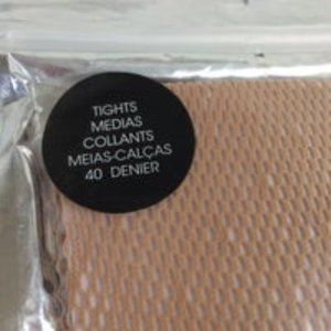 Forever 21 Fishnet Tights Nude Beige